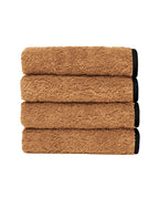 Lot de 4 carrés visage | Macchiato Liseré Noir