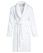 Peignoir de bain Finition Liseré | Blanc Liseré Rose Nymphe