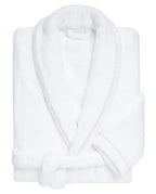 Peignoir de bain Finition Liseré | Blanc Liseré Blanc