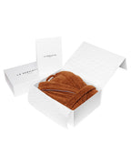 Bathrobe Piped Finish | Caramel Lavender Blue Piping