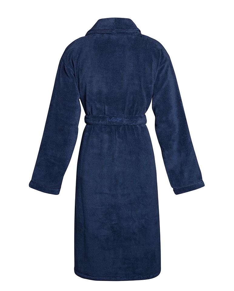 Peignoir de bain Finition Liseré | Bleu Nuit Liseré Bleu