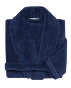 Peignoir de bain Finition Liseré | Bleu Nuit Liseré Bleu