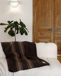 Plaid Rayures | Chocolat