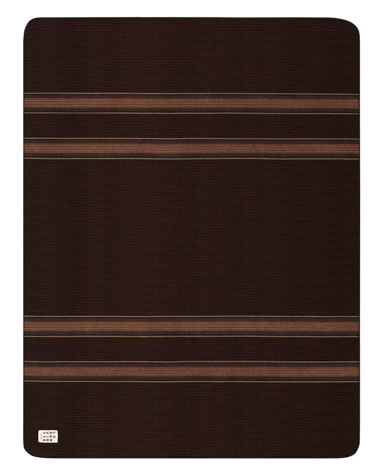 Plaid Rayures | Chocolat