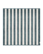 XXL Riviera Stripe Beach Towel | Grey / Cream