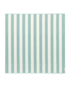 Serviette de plage Rayures Riviera XXL | Vert d'Eau / Crème