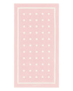 Serviette de plage Square | Rose Nymphe / Crème