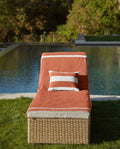 Serviette de plage Unie 90x200 | Rouille / Crème