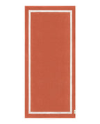 Serviette de plage Unie 90x200 | Rouille / Crème