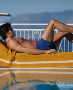 Serviette de plage Unie 90x200 | Jaune Gold / Crème