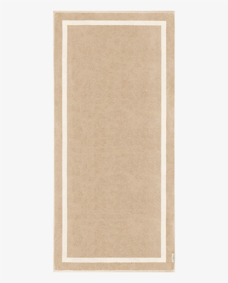 Serviette de plage Unie 90x200 | Sable / Crème