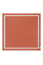 Serviette de plage Unie XXL 170x170 | Rouille / Crème
