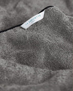 Serviette de toilette | Gris Liseré Noir