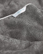 Serviette de toilette | Gris Liseré Blanc