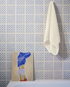 Serviette de toilette | Ivoire Liseré Blanc