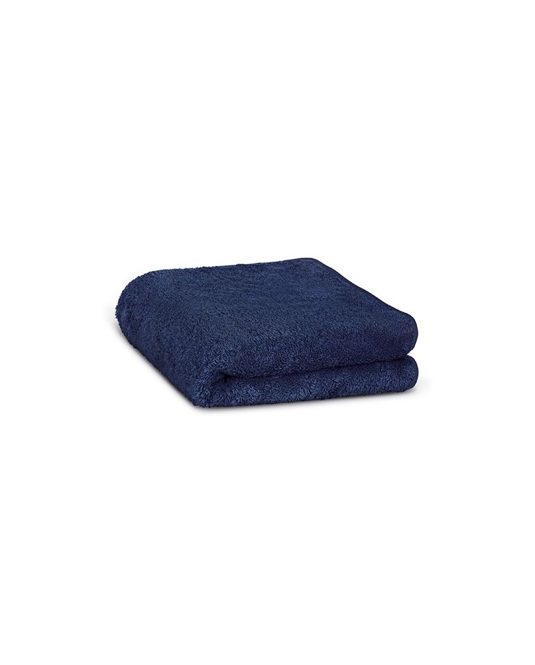 Serviette de toilette | Bleu Nuit Liseré Bleu
