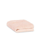 Serviette de toilette | Rose Poudré Liseré Blanc