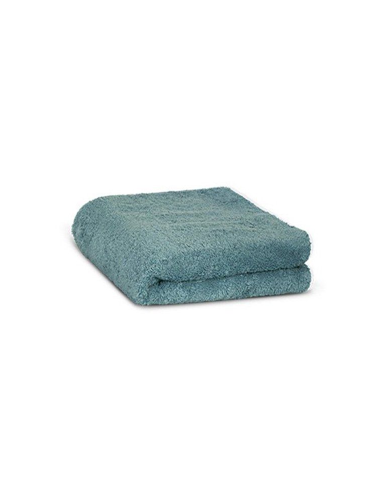 Serviette de toilette | Bleu Chardin Liseré Blanc