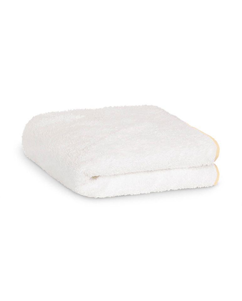 Serviette de toilette | Blanc Liseré Vanille