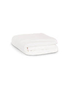 Serviette de bain | Blanc Liseré Rose Nymphe
