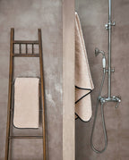 Bath towel | Sand with Black Trim