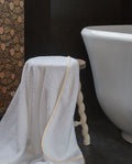 Bath Towel | White Vanilla Border