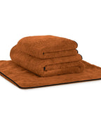 Bath Towel | Caramel Black Trim