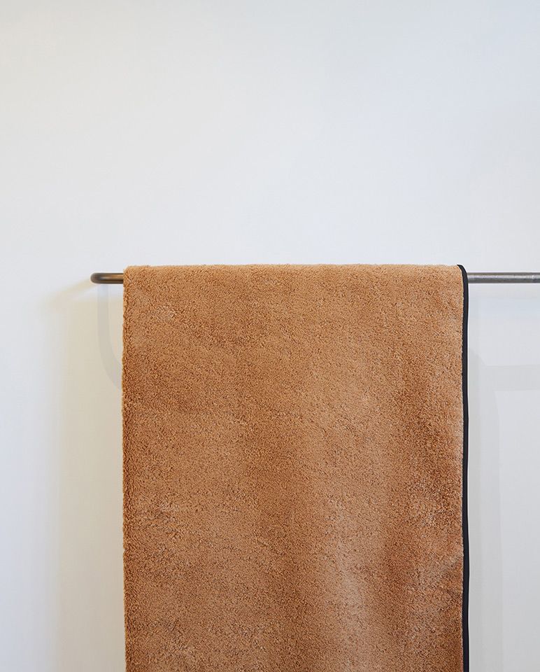 Serviette de bain | Macchiato Liseré Noir
