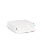 Serviette de bain | Blanc Liseré Bleu Givré
