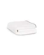 Bath towel | White Storm Gray Trim