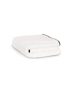 Bath Towel | White with Black Border