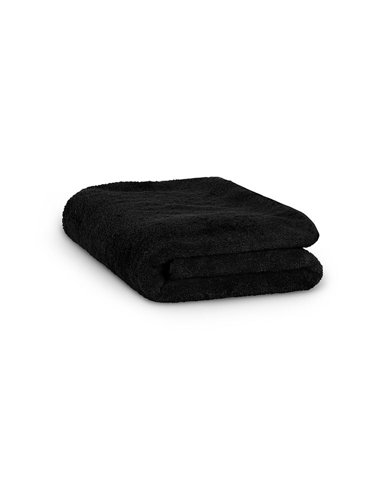 Serviette de bain | Noir Liseré Noir