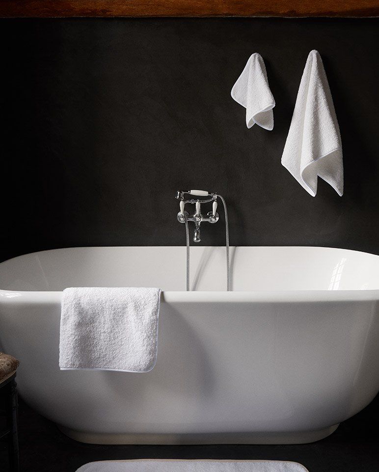 Serviette de bain | Blanc