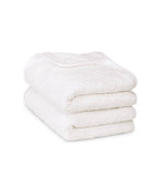 Paire de serviettes mains ou visage | Blanc