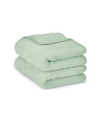 Paire de serviettes mains ou visage | Vert Opaline