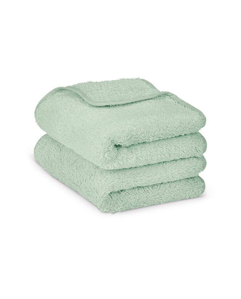Pair of hand or face towels | Opal Green