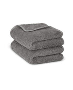 Paire de serviettes mains ou visage | Gris
