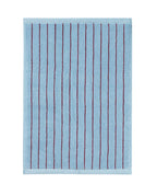 Striped Bath Mat | Aegean Blue / Burgundy