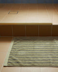 Striped Bath Mat | Calavon Green / Blue