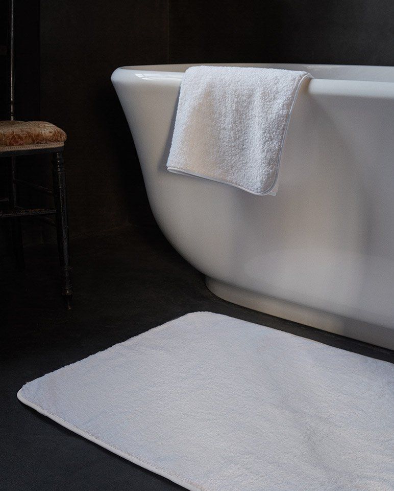 Tapis de bain | Blanc