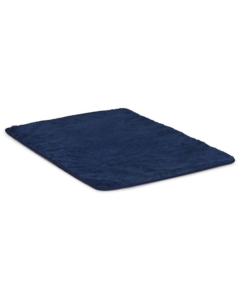 Tapis de bain | Bleu Nuit Liseré Bleu