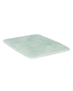 Bath Mat | Opal Green with White Border