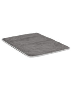 Bath Mat | Grey White Trim