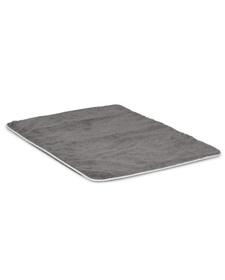 Tapis de bain | Gris Liseré Blanc
