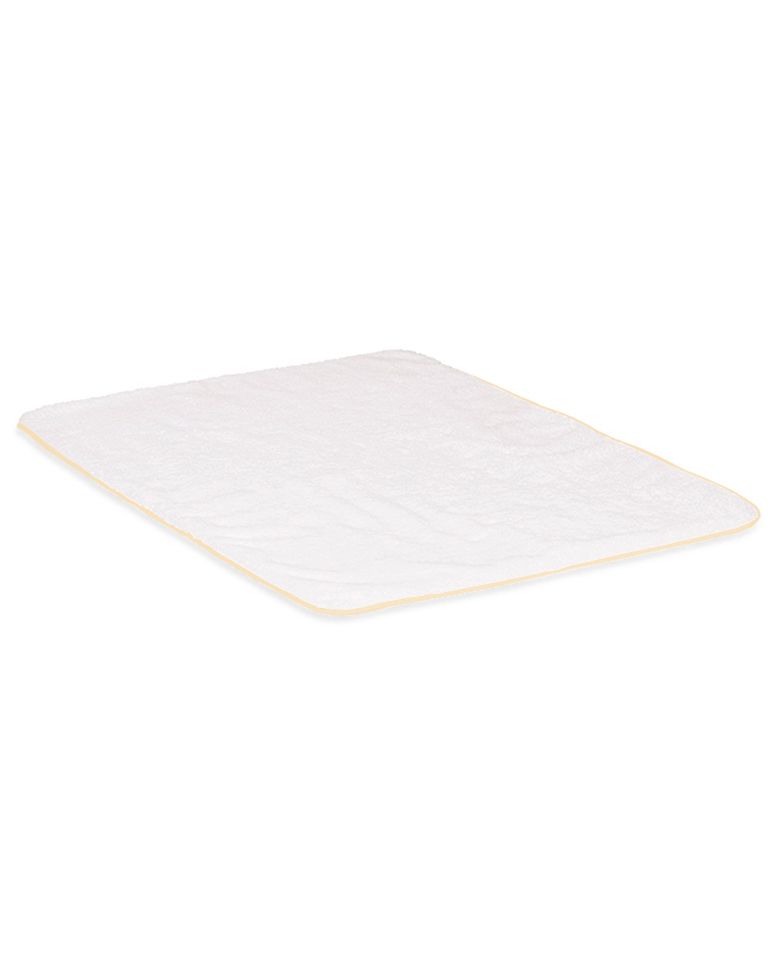 Tapis de bain | Blanc Liseré Vanille