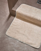 Bath Mat | Sand with White Border