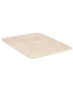 Bath Mat | Sand with White Border