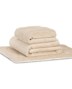 Bath Mat | Sand with White Border
