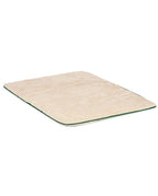 Bath Mat | Sand with English Green Trim