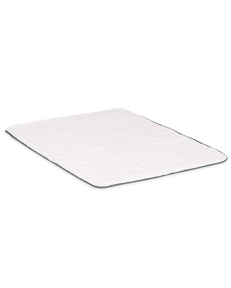 Tapis de bain | Blanc Liseré Gris